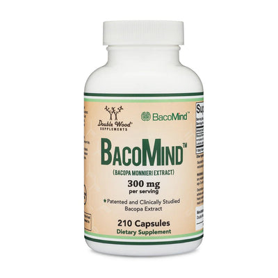 Double Wood Bacomind Bacopa Extract - 210 x 150 mg capsules - Welzo