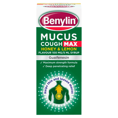 Benylin Mucus Cough Max Honey & Lemon Syrup 150ml - welzo