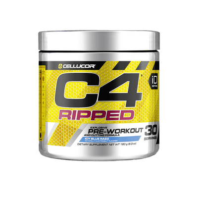 Cellucor C4 Ripped 30 Servings 180g Blue Raspberry