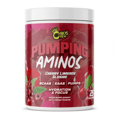 Chaos Crew Pumping Aminos 2.0 325g Cherry Limeade Slushie