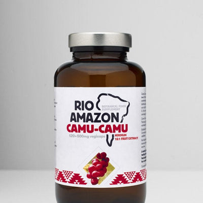Rio Amazon Supplements Camu-Camu 16:1 Extract 500mg- 120 Capsules - Welzo