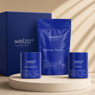 Welzo Ultra Purity Energy & Focus Stack — NMN + PQQ + TMG