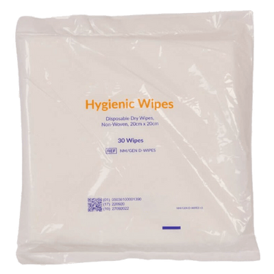 Hygienic Disposable Dry Wipes Pack of 30 - welzo