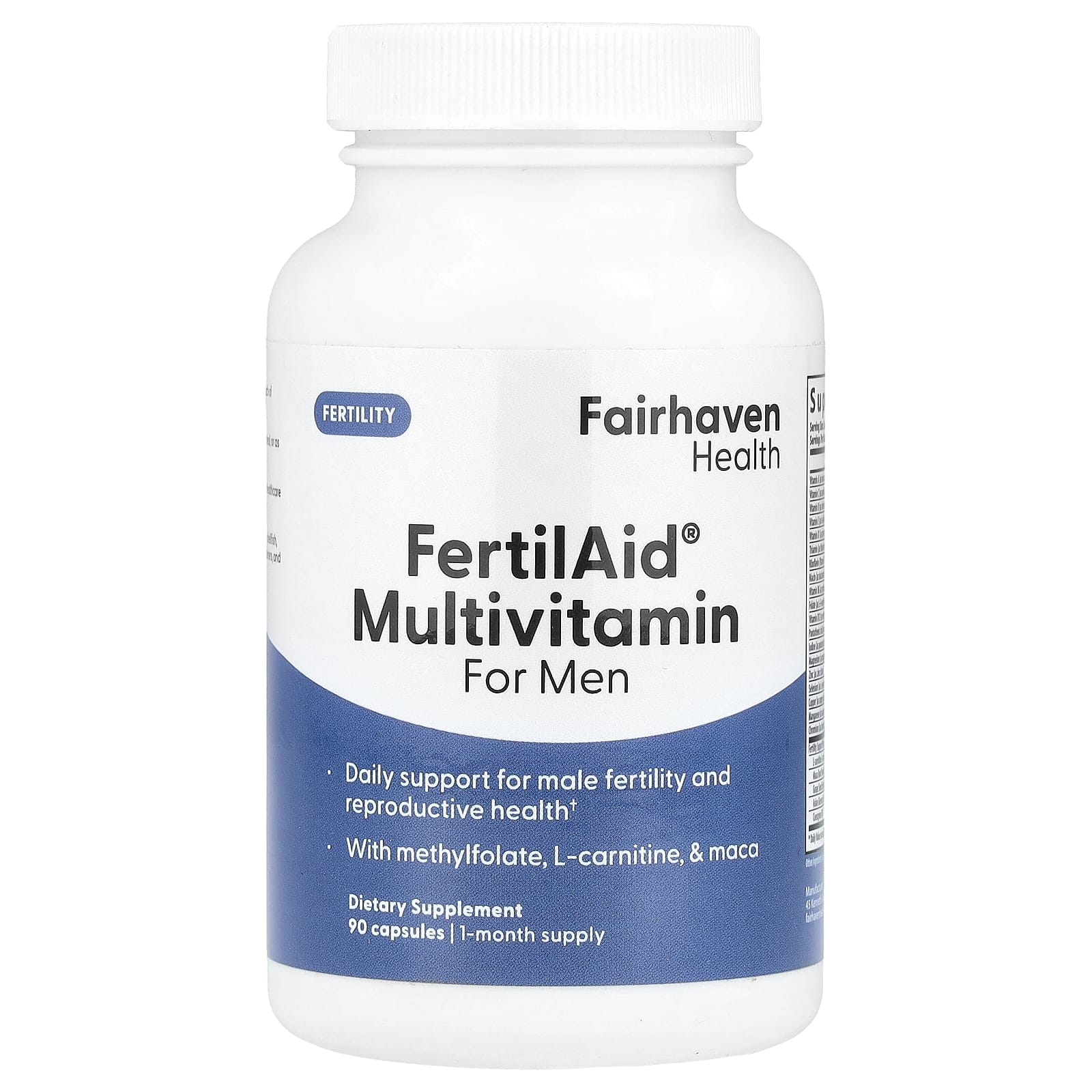 Fertilaid para hombres, 90 cápsulas - Fairhaven Health
