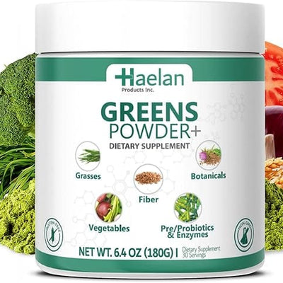 Greens Powder Plus 180g - Haelan