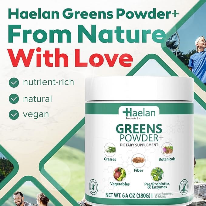 Greens Powder Plus 180G - Haelan