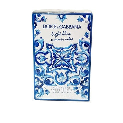 Dolce & Gabbana Light Blue Summer Vibes Pour Homme 4.2oz 125ml Eau de Toilette Spray