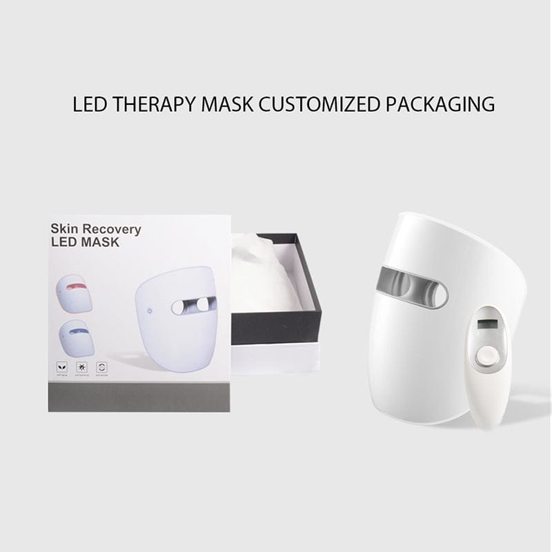 LED LED LED LED RED SVĚTLA MASKA MASKA ANGIAGING, kolagen zvyšování snižování vrásek