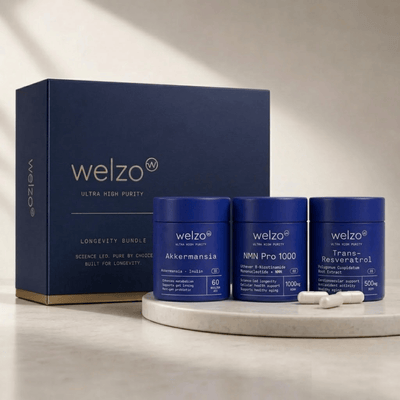 Zestaw suplementów NMN Pro + Akkermansia + Trans-Resveratrol