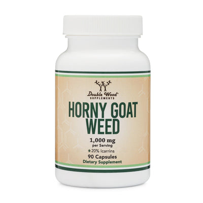 Double Wood Horny Goat Weed - 90 x 500 mg capsules - Welzo