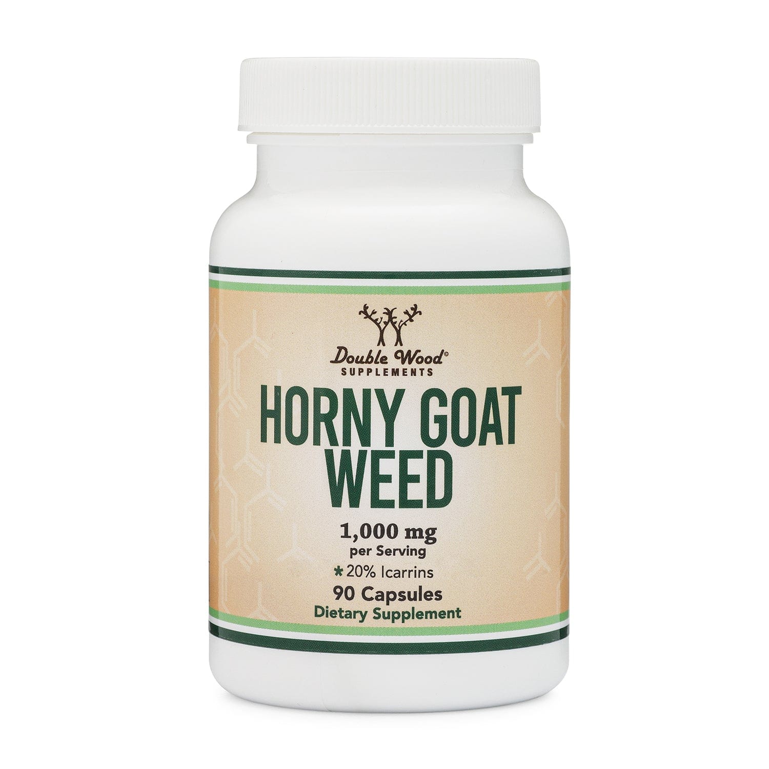 Double Wood Horny Goat Weed - 90 x 500 mg capsules - Welzo