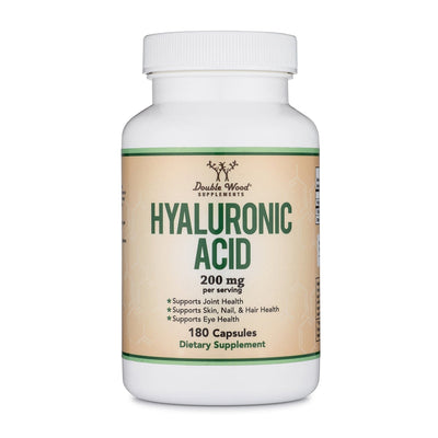 Double Wood Hyaluronic Acid - 180 x 100 mg capsules - Welzo
