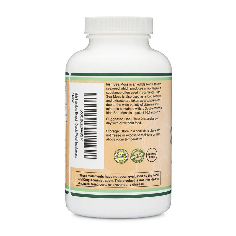 Double Wood Irish Moos Extrakt - 180 x 600 mg Kapseln