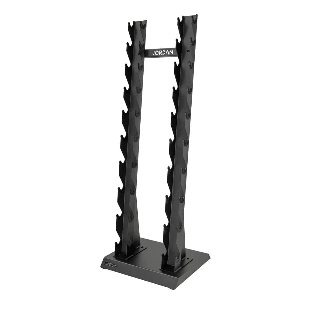 Jordan 10 paar verticaal Dumbbell Rack 2.5kg -25kg - Gray