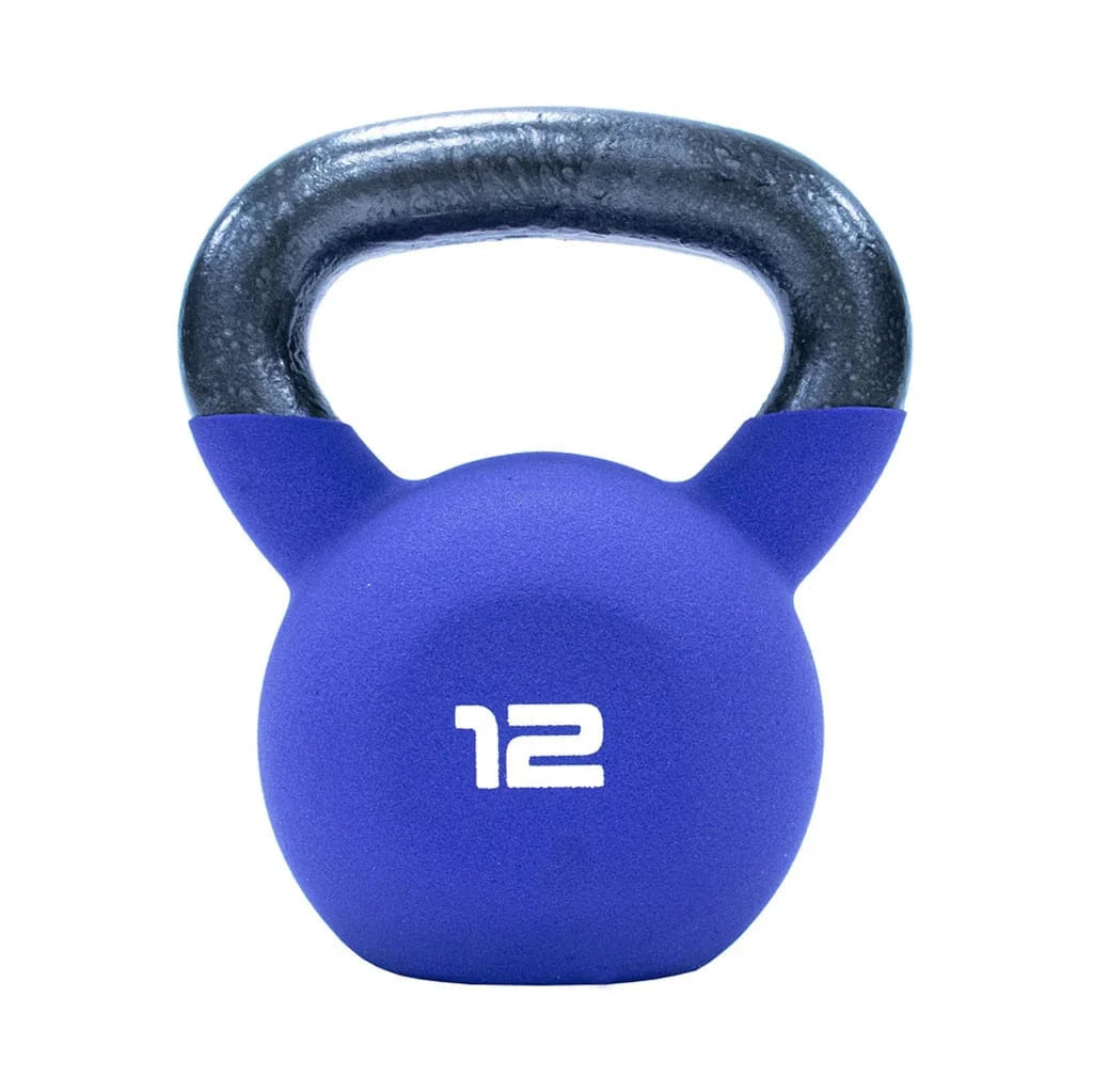 Jordan 12kg paars neopreen bedekte kettlebell