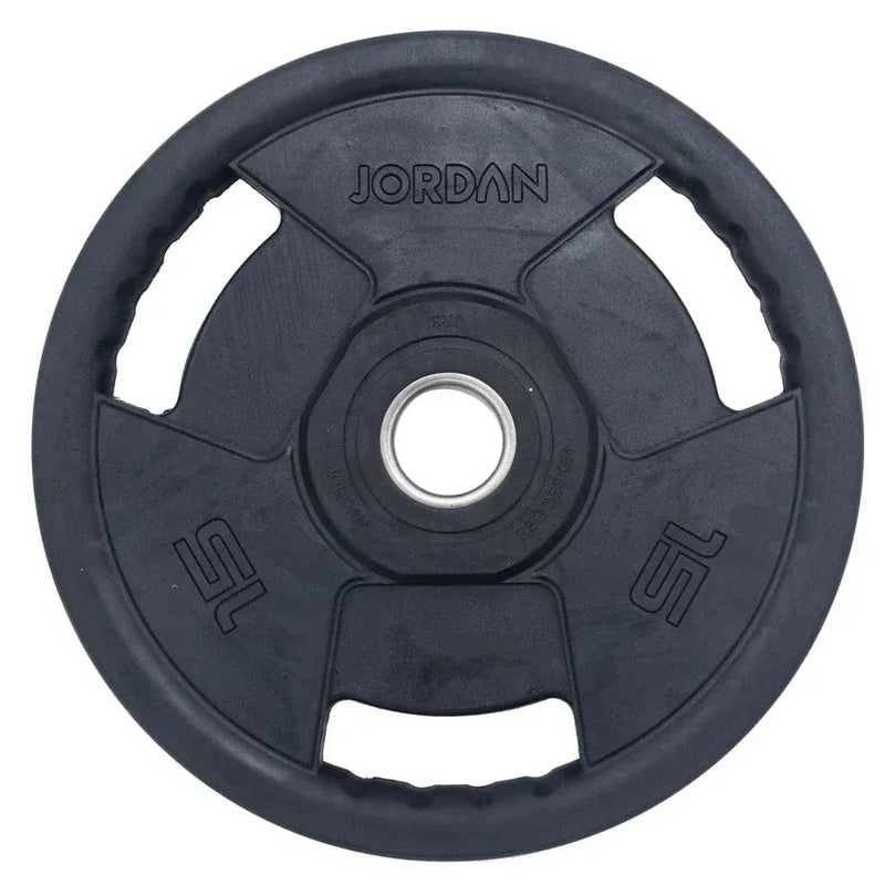 Piatto olimpico in gomma classica di Jordan 15kg