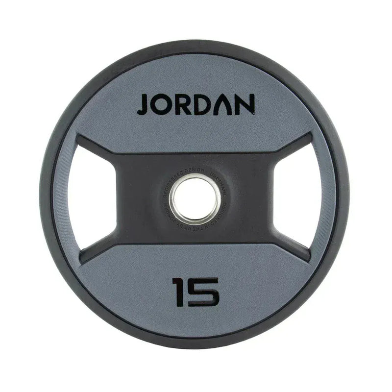 Jordan 15 kg Urethan Dual Grip Olympiaplatte