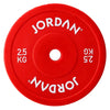 Piastra di tecnica cavo olimpica di Jordan da 2,5 kg - rosso
