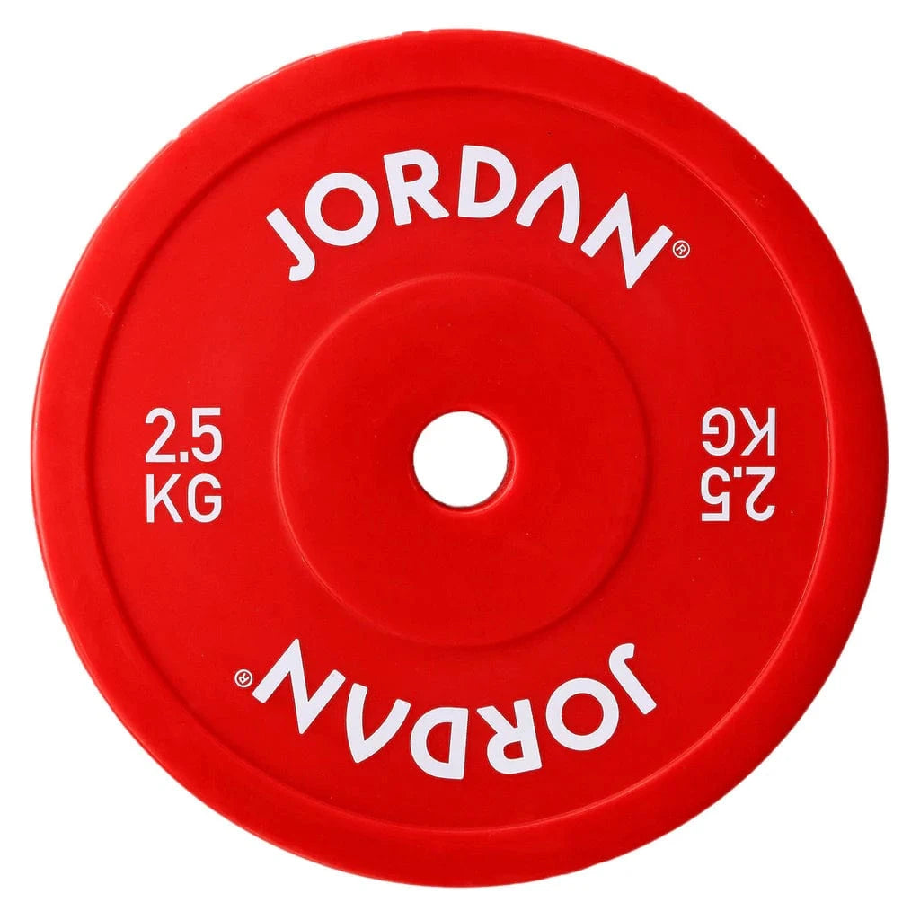 Piastra di tecnica cavo olimpica di Jordan da 2,5 kg - rosso