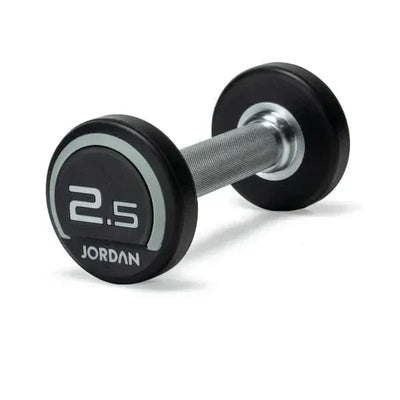 JORDAN 2.5kg Urethane Dumbbells (pair) - Grey