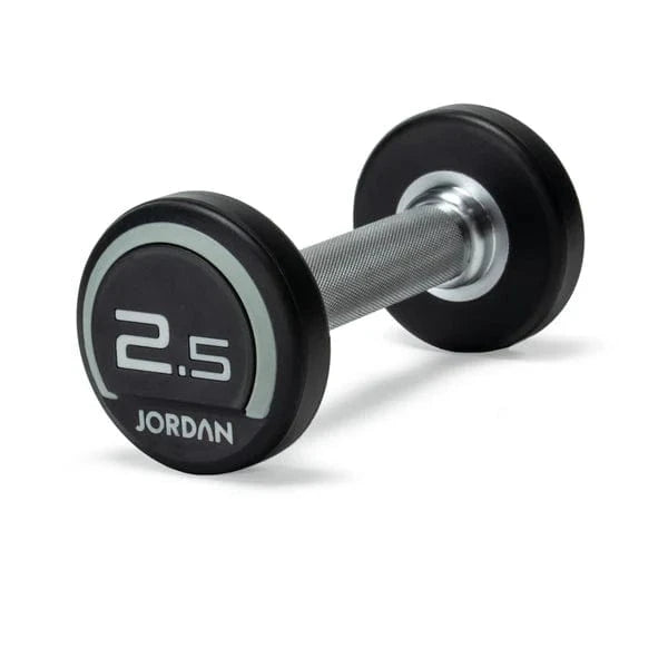 Jordan da 2,5 kg di manubri urethane (coppia) - grigio