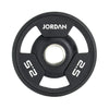 Jordan da 2,5 kg di uretano Tri Grip Olimpic Plate