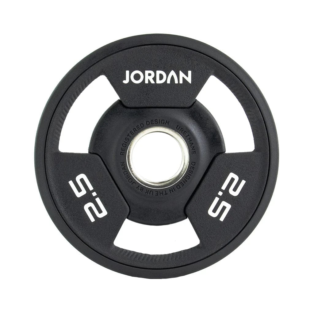 Jordan da 2,5 kg di uretano Tri Grip Olimpic Plate