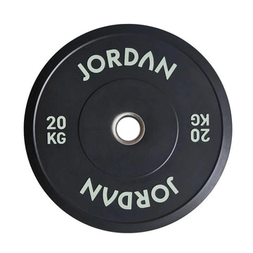 Jordan 20kg Black Rubber Rubber Bumper -plaat