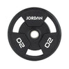 Jordan 20kg Urethane Tri Grip Plate Olympic