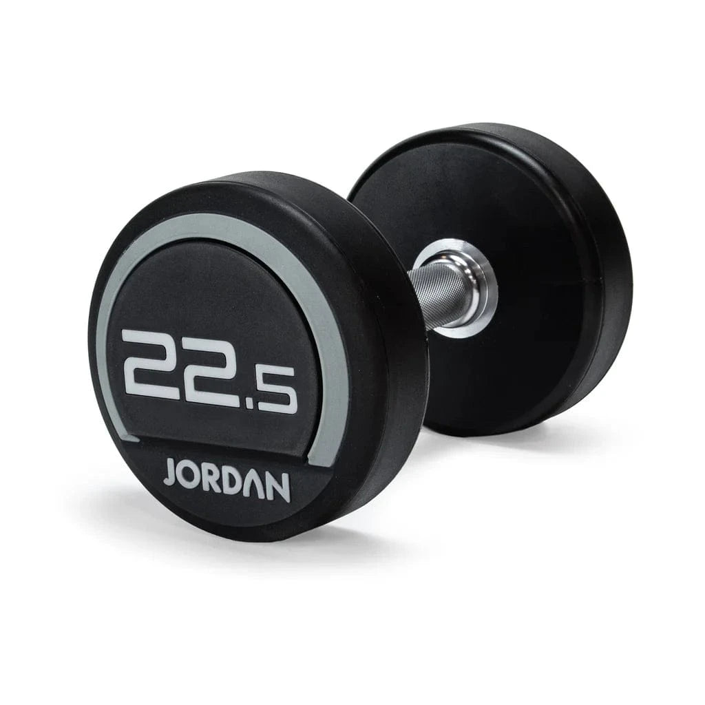 Jordan 22,5 kg di manubri urethane (coppia) - grigio