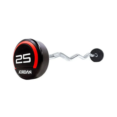 JORDAN 25kg Curl Urethane Barbell