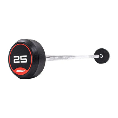 Jordan 25kg Haoutchouc de caoutchouc - barre droite - rouge