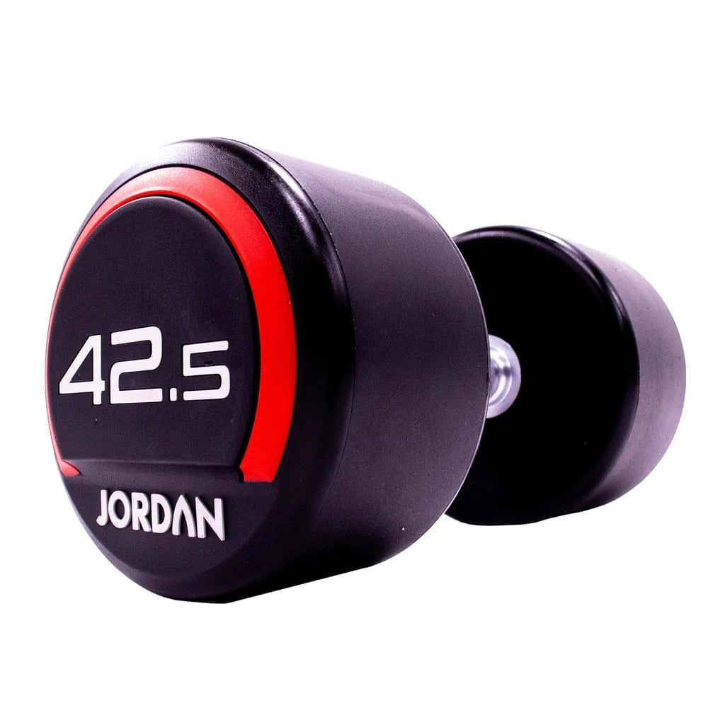 Jordan 42.5kg Urethane Dumbbells (coppia) - rosso