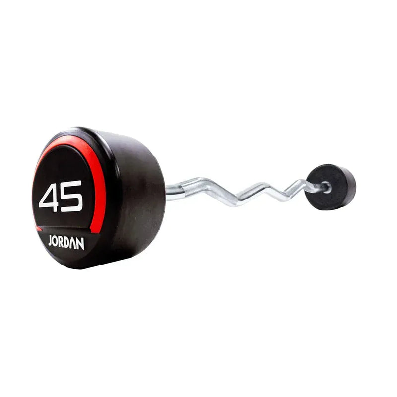 Jordan 45kg Curl Urethane Barbell