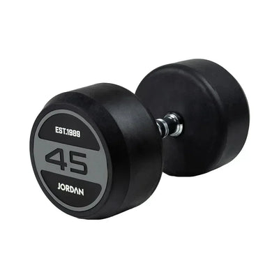 Jordan 45 kg gumové činky (pár) - šedá
