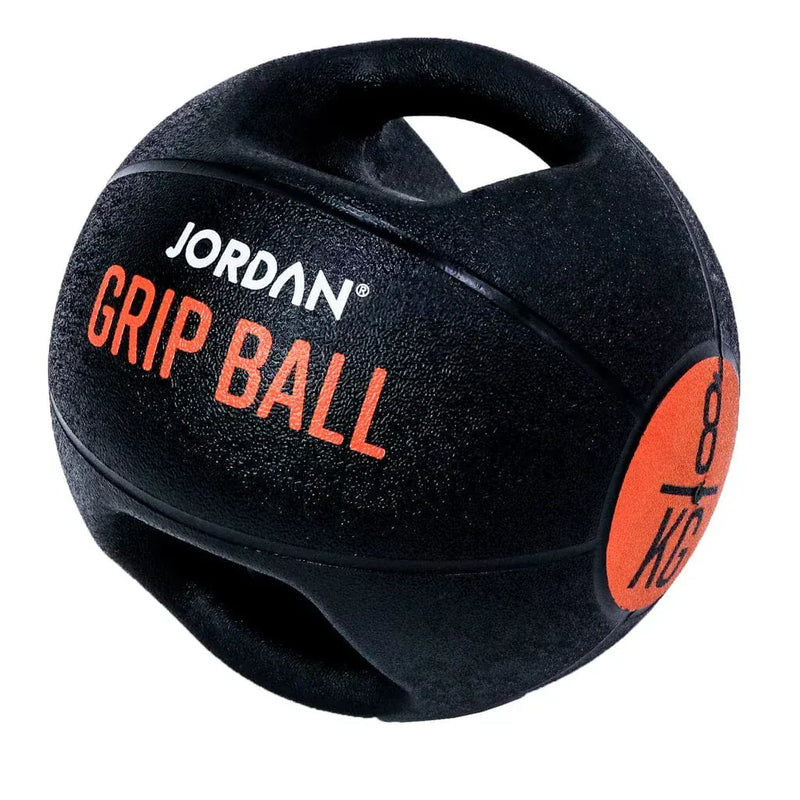 Jordan 8kg Double Grip Medicine Ball - Orange