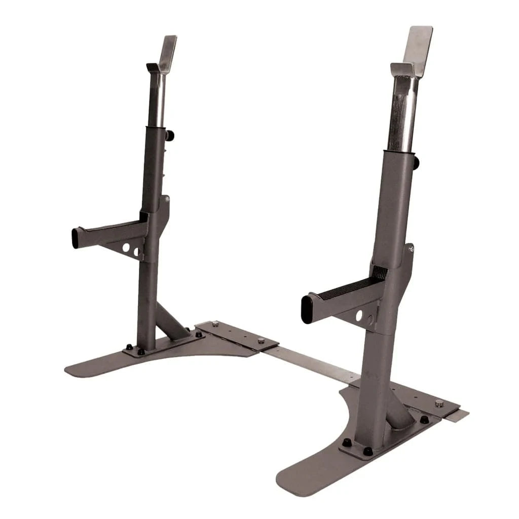 Jordan Premium Heavy Duty Squat Stand, Gray