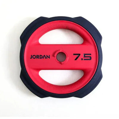 JORDAN 7.5kg Ignite Urethane Pump X Studio barbell plate - Red/Black