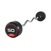 Jordan da 50 kg di gomma bilanciere - Curl Bar - Red