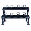 JORDAN Kettlebell Rack, 2 tier, Grey - Welzo