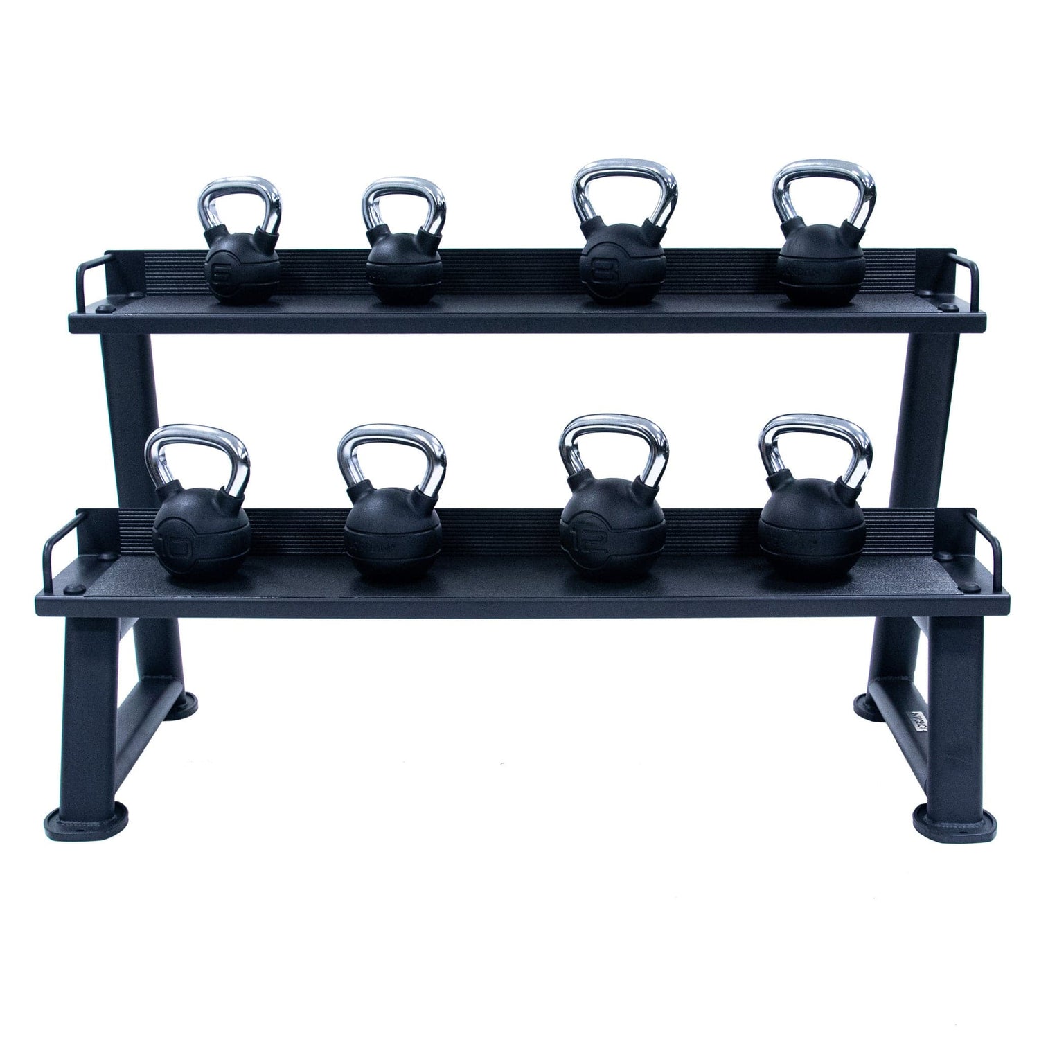 JORDAN Kettlebell Rack, 2 tier, Grey - Welzo