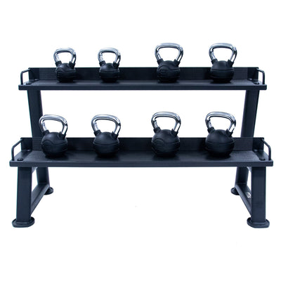 JORDAN Kettlebell Rack, 2 tier, Black - Welzo