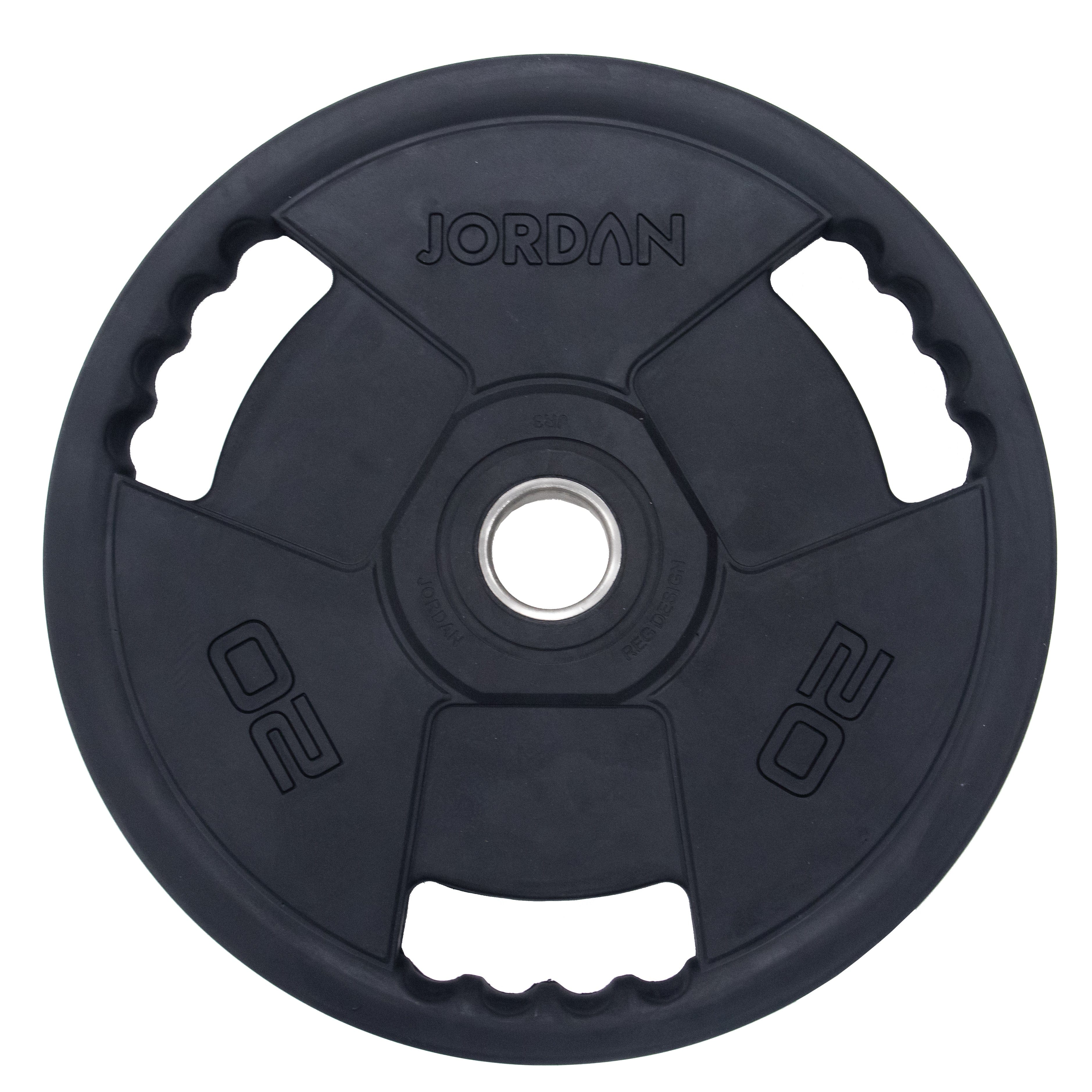 JORDAN 5kg Classic Rubber Olympic Plate - Welzo