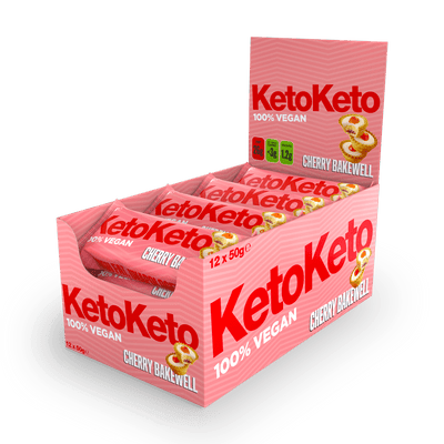 KetoKeto Bar 12x50g Cherry Bakewell