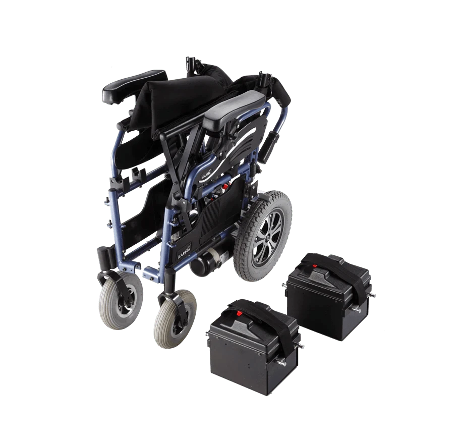 Silla de ruedas eléctrica de halcón plegable
