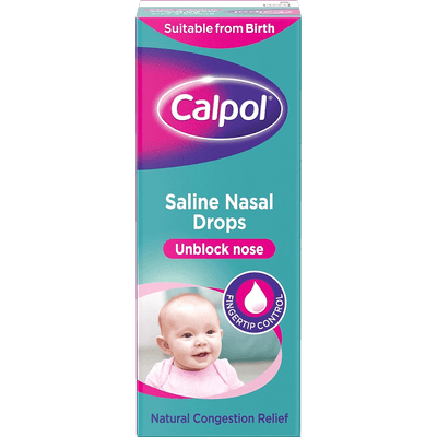 Calpol Saline Nasal Drops 10ml - welzo