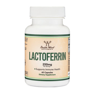 Double Wood Lactoferrin - 60 x 125 mg capsules - Welzo