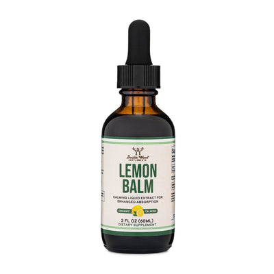Double Wood Lemon Balm Drops - 120 x 0.5 mL servings - Welzo