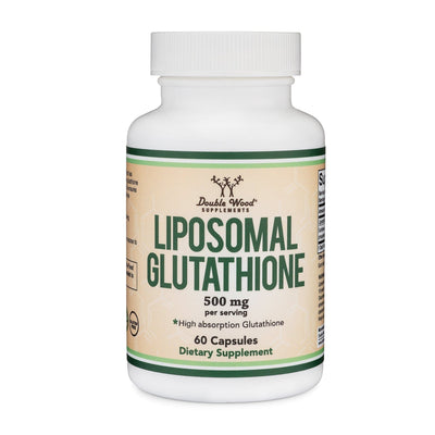 Double Wood Liposomal Glutathione - 60 x 500 mg capsules - Welzo