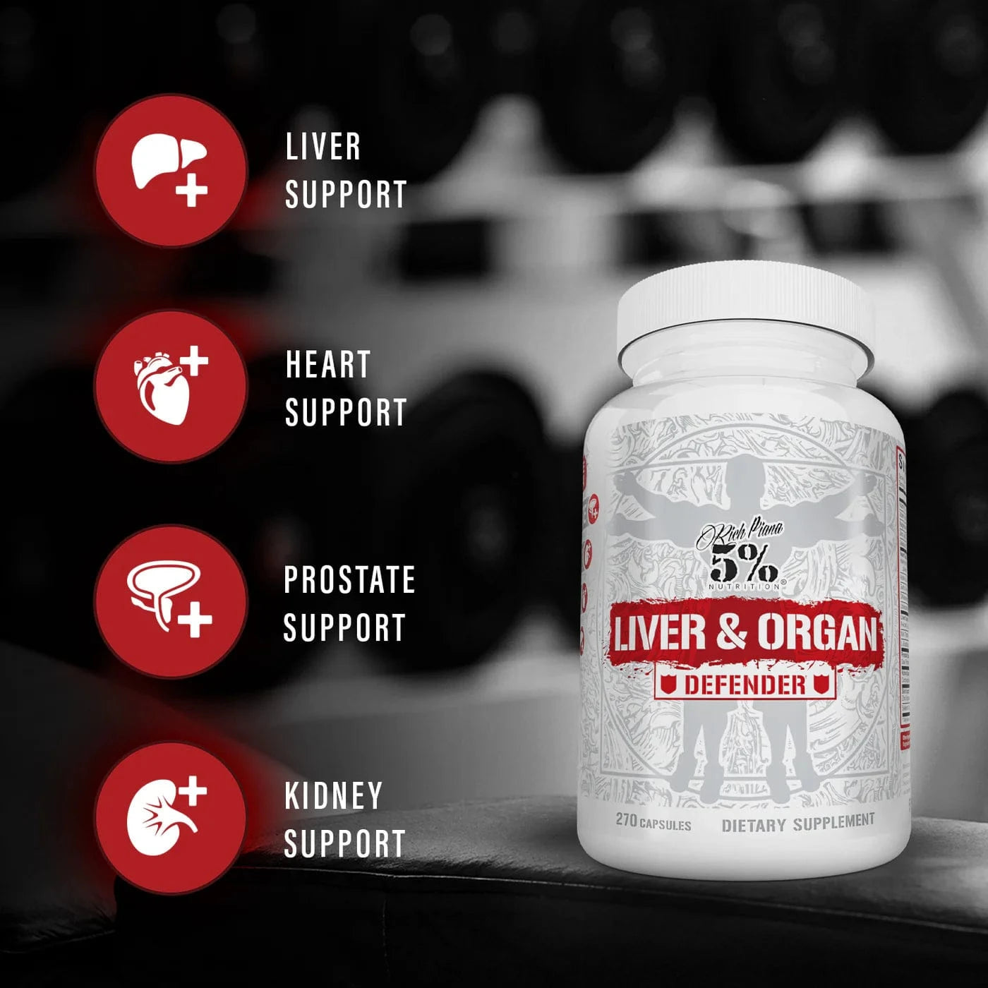 5% Nutrition Liver & Organ Defender - Legendary Series - 270 caps